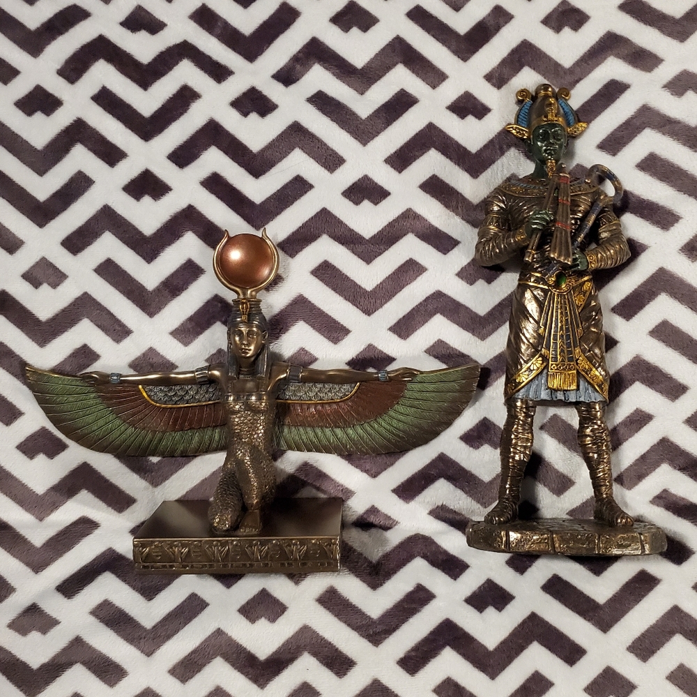 Isis & Osiris Statues